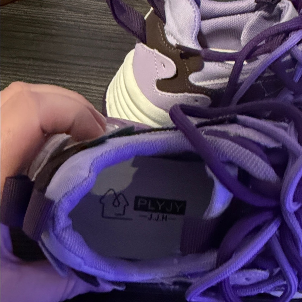 Women's Purple Sneakers - Picture 4 of 8